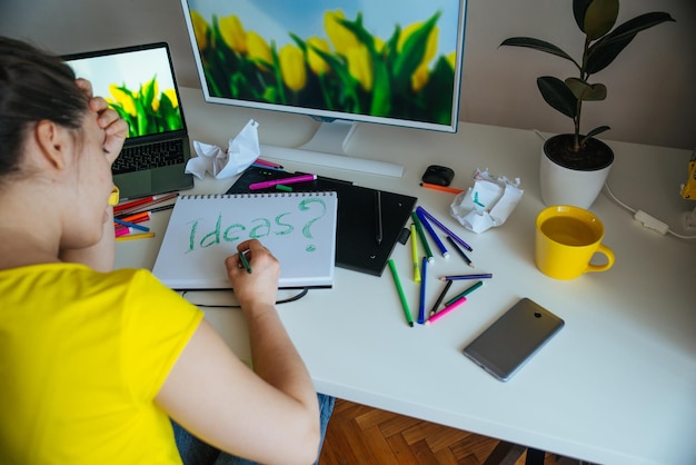 UX design process sketches and wireframes